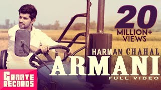 Armani  Harman Chahal  Mr VGrooves  Full Video  New Punjabi Song [upl. by Ayek]