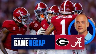 No 4 Alabama DEFEATS No 2 Georgia in INSTANT CLASSIC  OnField Recap [upl. by Merriman282]