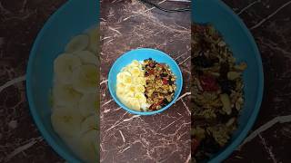 Quick Granola Recipehealthybreakfast breakfastGreek yoghurt [upl. by Tiphani]