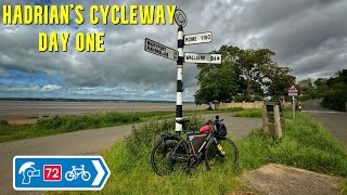 Hadrian’s Cycleway Day One  Whitehaven to Carlisle  NCN 72 [upl. by Vey500]