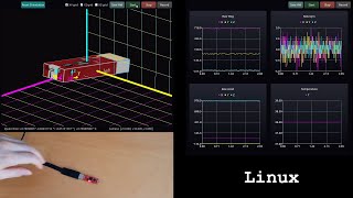 Visualizing inertial data from an IMU  BNO055 [upl. by Fair]