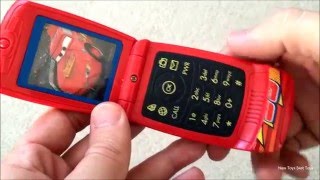 Disney Pixar Lightning McQueen Toy Flip Phone [upl. by Diane-Marie962]