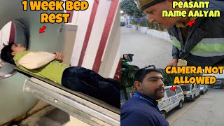 Aalyan sa milna hospital chla gya  1 Week bed rest aalyanvlogs1299 Preparation for Ladakh Ride [upl. by Lessig]