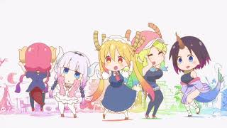 Miss Kobayashis Dragon Maid S season 2 ED 「Maids Uizu Dragons」 1 Hour [upl. by Hael]