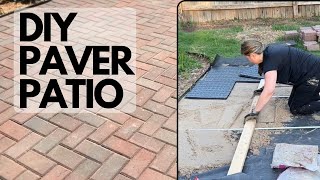 Amazing DIY Paver Patio using the Brock Paver Base Panel System [upl. by Doughman]