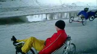 Ice Trikes on the Assiniboine River [upl. by Donohue]