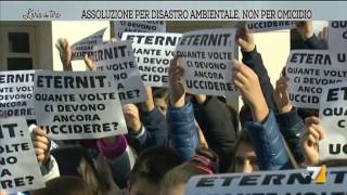 Eternit assoluzione per disastro ambientale non per omicidio [upl. by Una]