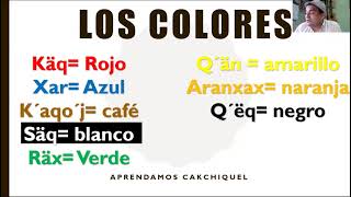 Los colores en Cakchiquel [upl. by Screens]