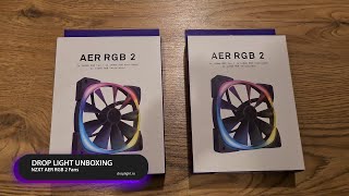 NZXT AER RGB 2 Fans Unboxing [upl. by Cheatham712]