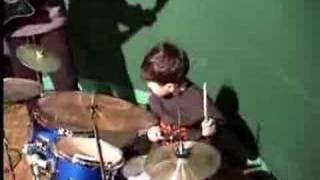 Ricky drums show  Piccolo bimbo batterista di due anni [upl. by Zerk]