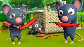 Chuhe Ke Muh Mirchi 3D Animated Hindi Stories for Kids चूहे के मूह मिर्ची कहानी Moral Stories Tales [upl. by Adlee]