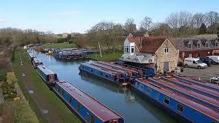 Heyford Wharf Canal And Railway Station [upl. by Loggins]