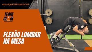 Flexão lombar na mesa [upl. by Damle471]