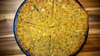 Cauliflower Pizza Crust vegan glutenfree [upl. by Thurmann813]