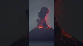 Crazy eruptions from Krakatoa volcano [upl. by Anahc549]