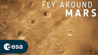 Fly around Ares Vallis on Mars [upl. by Emmit]