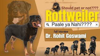 Rottweiler and doberman gaurding m kyo itna acha hai Jane ek Dr Se full interview [upl. by Isyad]