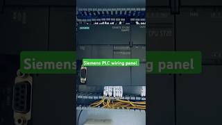 Siemens PLC wiring panel siemens wiring panel plcconnection industrialautomation [upl. by Akinar]