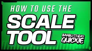 How To Resize amp Scale Your 3d Models in Bambu Studio Slicer [upl. by Elladine330]