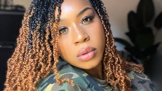 A Quick Quick Tutorial First Thise Bad Hair Days  Toyotress Yanky Twist Crochet Hair [upl. by Daron]