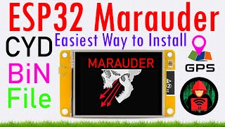 Install Marauder BIN File on LVGL ESP32 Cheap Yellow Display CYD – Super Easy 1Minute Setup [upl. by Fulton]