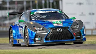 Lexus RCF GT3 54 Naturally Aspirated V8 SOUND on the Track [upl. by Doralin923]