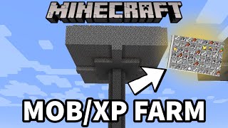 Minecraft 116 EASY MOBXP FARM TUTORIAL Minecraft Java Bedrock Pocket Edition [upl. by Ojiram]