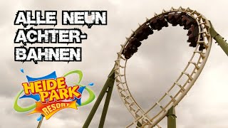 HEIDE PARK Resort  Alle 9 Achterbahnen ERKLÄRT [upl. by Etiragram111]