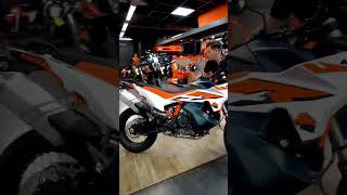 How to park the new KTM 890 Adventure R shorts ktm adventure bikelife [upl. by Wearing]