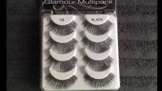 Ardell 105 lashes review [upl. by Preuss]