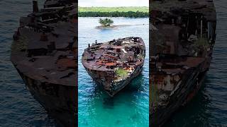 Explorando los restos de un barco encallado en San Andrés ⛴️🏴‍☠️🏝️ [upl. by Eednus]