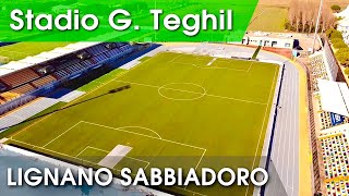 ⚽️ Stadio Comunale Lignano Sabbiadoro G Teghil  Calcio Atletica Concerti [upl. by Lydnek]