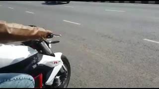 Benelli 600i fly by at 205kmh IXIXL exhaust [upl. by Lightfoot]