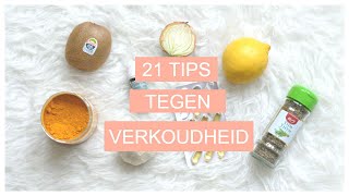 21 NATUURLIJKE TIPS TEGEN VERKOUDHEID ☽ [upl. by Eleirbag]