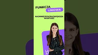 Funkcja liniowa wartość najmniejsza największa [upl. by Areivax]