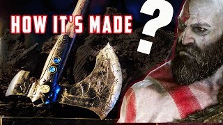 Kratos Axe  Construí o machado do Kratos  God Of War 4 [upl. by Rooker]