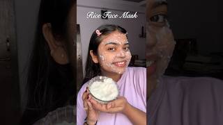 Diy Rice Face Mask 💕 koreanskincare glassskin skincare facemask shorts [upl. by Ramar]