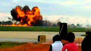 Second US air show crash in 24 hours [upl. by Mullins]