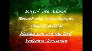 JERUSALEM LYRICS  Alpha Blondy [upl. by Anaujnas]