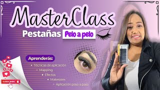 🌟Materclass de PESTAÑAS PELO A PELO🌟🛑para PRINCIPIANTES🛑🔥 pestañaspeloapelo [upl. by Sheply]