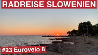 🇸🇮 Von Isola in Slowenien bis Umag in Kroatien  Parenzana Radweg 2 [upl. by Warthman]