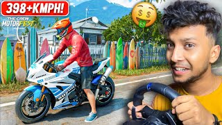 FINALLY SUZUKI GSX R 1000R FASTEST BIKE EVER 🔥 The Crew Motorfest  LOGITECH G29 [upl. by Stephenie]