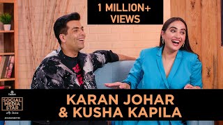 Social Media Star with Janice E03 Karan Johar and Kusha Kapila [upl. by Nivrehs]