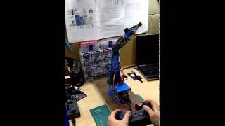 3D Printed Simple Robotic Arm Arduino [upl. by Dominick410]