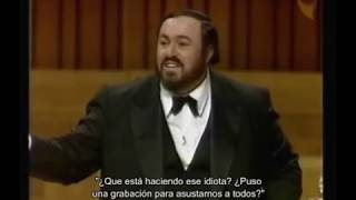 Luciano Pavarotti speaks about Concentration Diaphragm Throat Resonance [upl. by Three181]