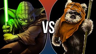 VS Shorts  Yoda vs Ewoks [upl. by Eetnahc347]