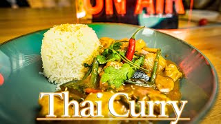 Schnelles Thai Curry mit Hähnchen und Kokosmilch  4K REZEPT [upl. by Oster]