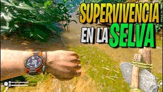 INCREIBLE SUPERVIVENCIA en la SELVA  GREEN HELL [upl. by Auginahs]