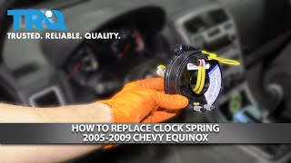 How to Replace Clock Spring 20052009 Chevy Equinox [upl. by Wini]