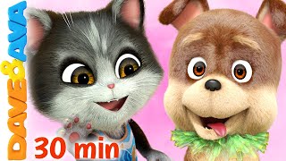 🐱Oscar Song and More Nursery Rhymes amp Kids Songs by Dave and Ava 🐶 [upl. by Tahmosh522]